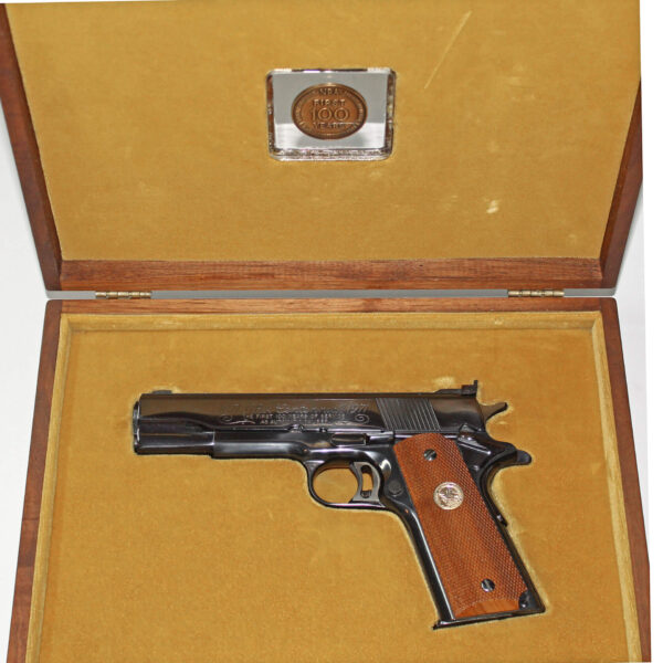 COLT 1911 Gold Cup  Série spéciale Centennial NRA 1971 – Image 2